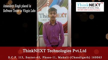 Placement as Software Tester in VLogic Labs