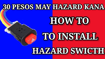 PAANO MAG INSTALL NG HAZARD SWICTH SA HONDA TMX 125 ALPHA (How to install hazard swicth)