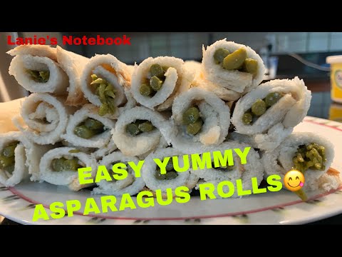 Video: Paano Gumawa Ng Mga Asparagus Roll