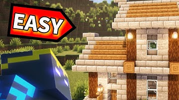 Build a Medieval Village House in Minutes! Minecraft Tutorial