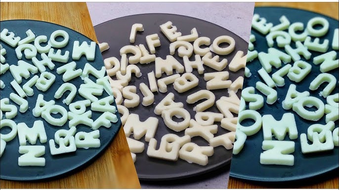 Chocolate Mold Letters Letter Silicone Molds Alphabet Chocolate