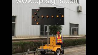 TMAB C OPTRAFFIC TRAILER MOUNTED ARROW BOARD