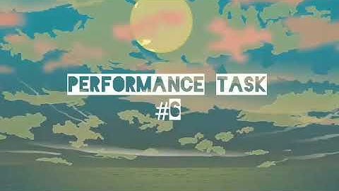 Performance task #6 |Speech acts and Communicative Strategies| Oral communication