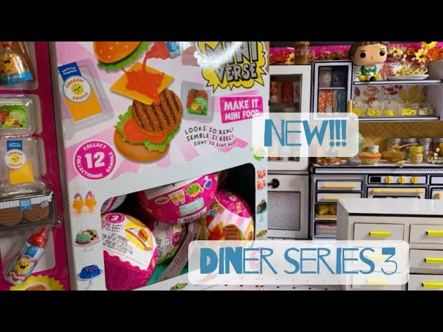 MGA's Miniverse Make It Mini Food Series 2 Dinner Mini Collectibles 3pk