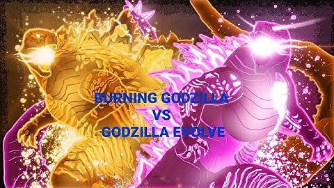 Burning Godzilla Vs Godzilla evolved