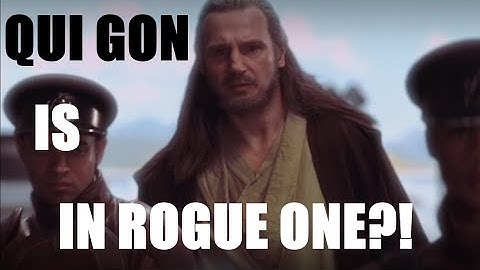 QUI GON IN THE DARTH VADER HALLWAY SCENE?! [ROGUE ONE EASTER EGG YOU MISSED!!!]