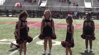 Lincoln Christian 5th grade cheerleaders 10/14/17 halftime