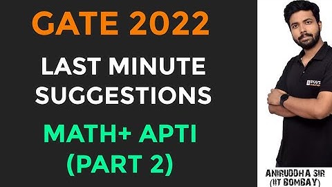 GATE 2022 math aptitude suggestions || 10 most expected topics to score 20+ in GATE 22 math aptitude