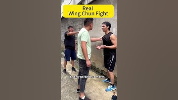 Real Wing Chun fight, one move to defeat the opponent. #kungfuskills #wingchun