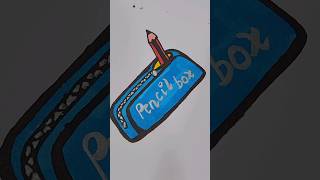 How to Draw Pencil Box😃|Easy Drawing #shorts #youtubeshorts #viral #anayakhandal #art #shortvideo