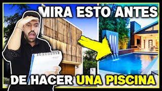 El GRAN PROBLEMA al diseñar UNA PISCINA | ⚠ NUNCA cometas ESTE ERROR | Sebastián Arquitecto