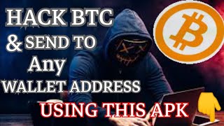 how to flash BTC to any wallet address. using this APK #bitcoin screenshot 5