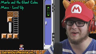 (THOSE ARE SOME BIG DOORS!) Mario and the Giant Coin Maze - Level Up - GoronGuyReacts