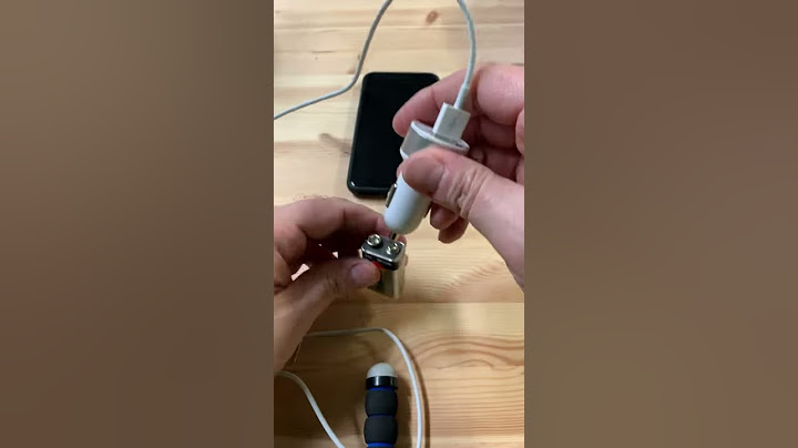 Charge Your Phone with a 9 Volt Battery And A Paperclip!