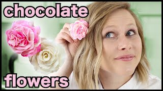 How to Make Edible Flowers with Modeling Chocolate | ROSE & CORNELIA