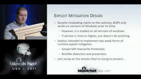 BlackHat 2011 - Sophail: A Critical Analysis of Sophos Antivirus