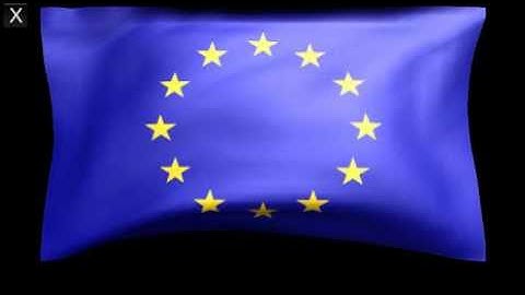 EU Flag - High Quality 3D