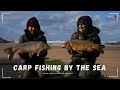 Crazy fishing location  catching carp by the beach  mark  mike