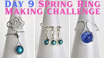 Cloud & Raindrop Ring Tutorial // Day 9 of the 10-Day Spring Ring Making Challenge