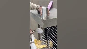 Corner smoothing process #shortsvideo