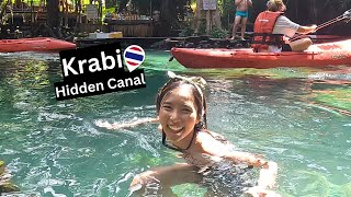 The Clearest Canal I have ever been!🌈 Klong Root Canal, Thailand🇹🇭