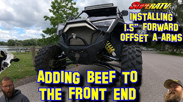 2020 Polaris RZR Pro XP gets SUPERATV 1.5" forward offset A-Arms Installed!