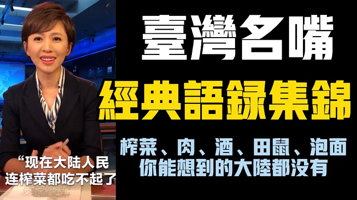台湾人看中国，台湾综艺名嘴经典语录合集 - 天天要闻