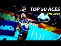 Top 50 Aces | Powerful Serves  | VNL 2019 | HD |