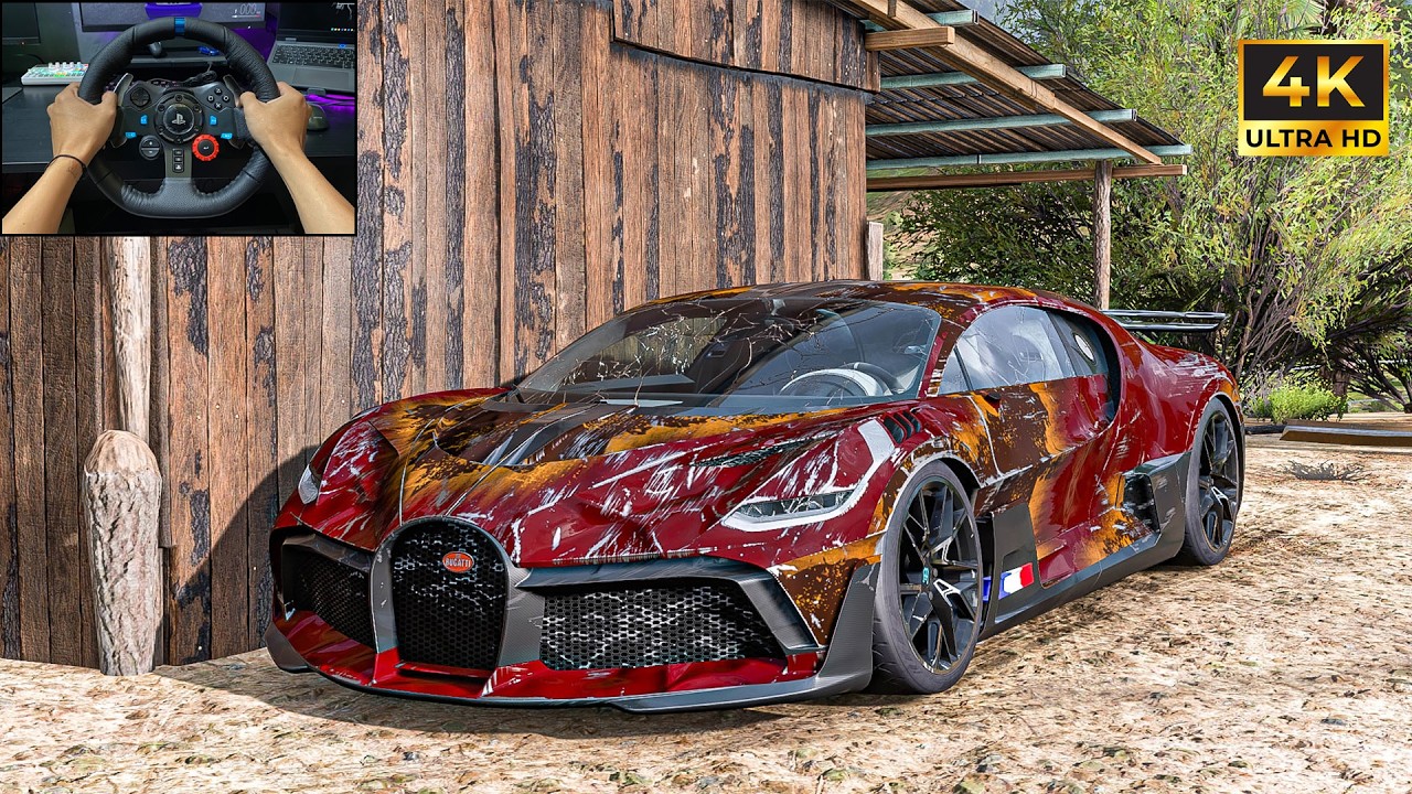 Rebuilding Bugatti Divo - Forza Horizon 5 Logitech G29 Stering Wheel Gameplay