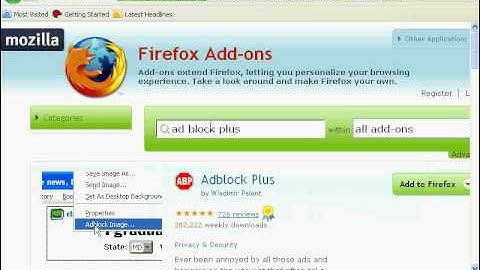 Install Ad-Block Plus In Firefox - Tb