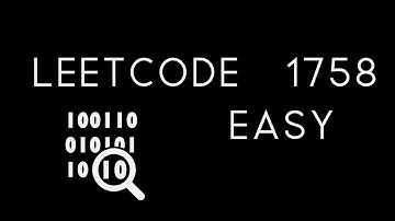 LeetCode 1758 | Easy | Minimum Changes To Make Alternating Binary String