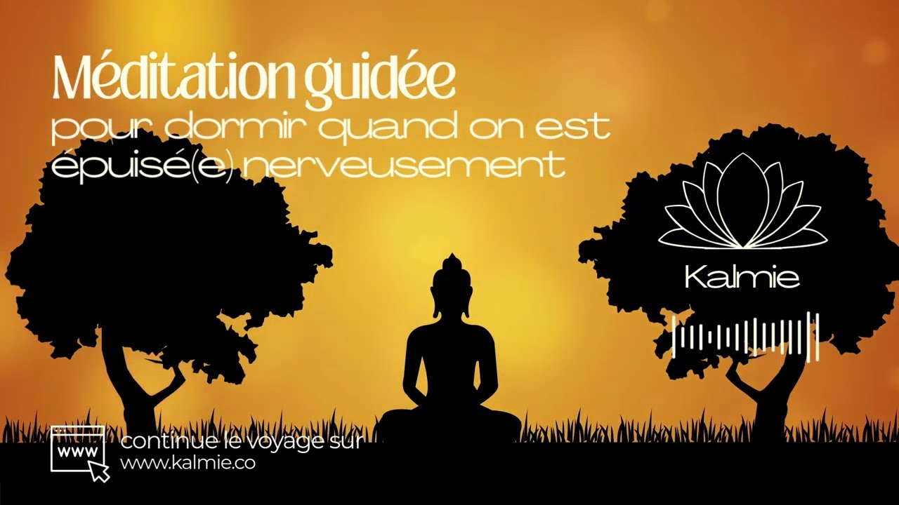 Méditation guidée pour dormir quand on se sent épuisé(e) nerveusement 🌛