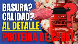 Proteína de Carne AL DETALLE: Es Basura? Debes Comprarla? (Es una Estafa?)