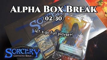 Sorcery TCG Alpha Box Break (02/30)