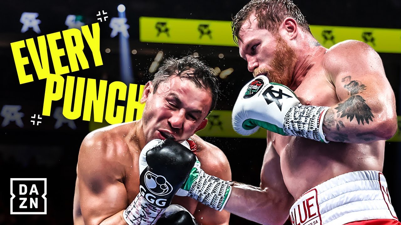 EVERY EXPLOSIVE PUNCH Canelo Alvarez vs