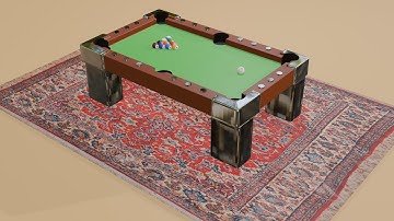 how to model pool table in 3d blender for beginners