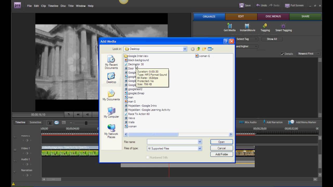 Adobe Premiere Elements 7.0 Tutorial - Adding music