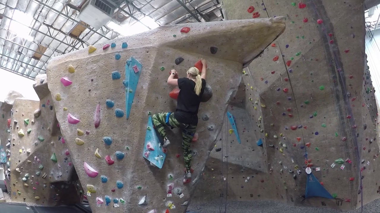 Indoor Rock Climbing at Vertical Hold in Poway YouTube