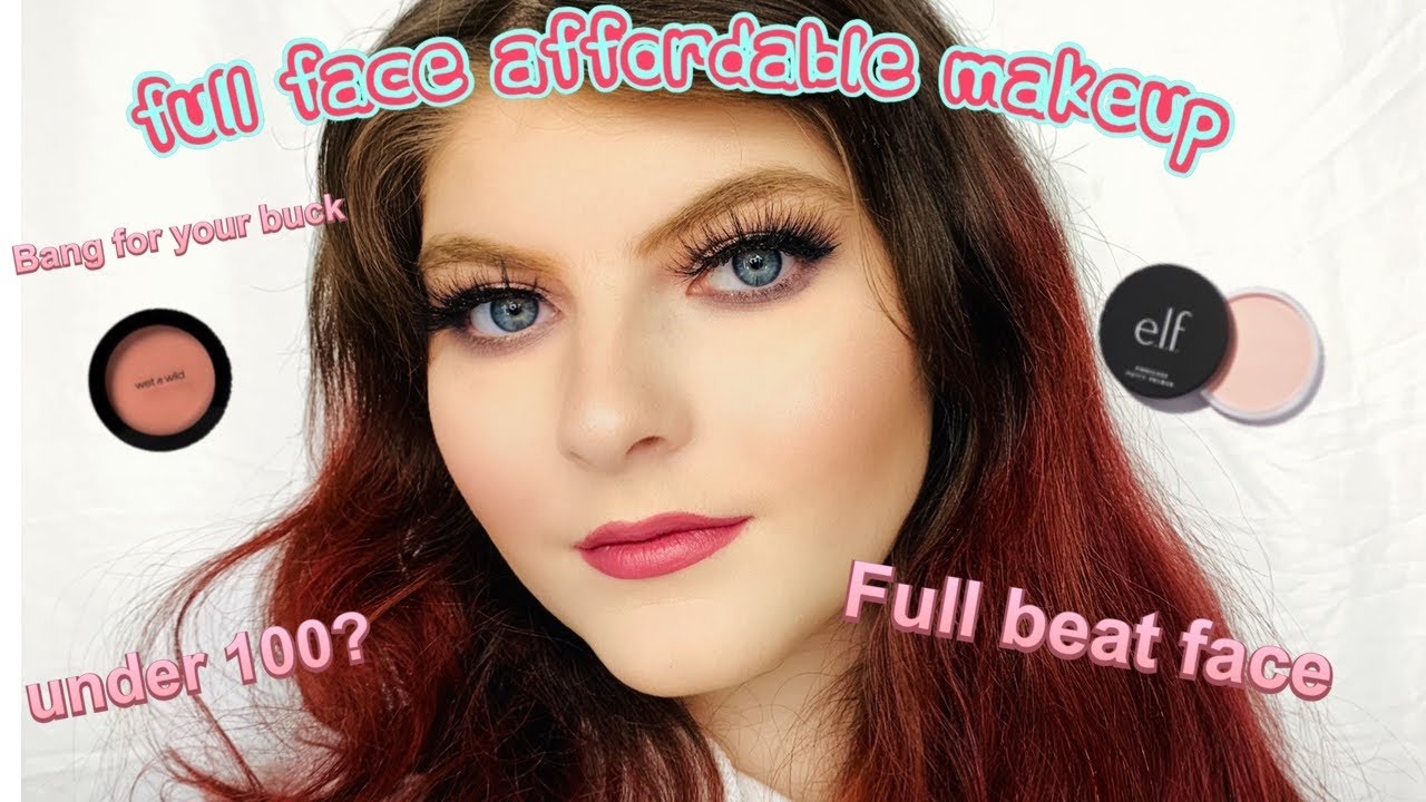 FULL FACE AFFORDABLE DRUGSTORE MAKEUP... bang for your buck? YouTube