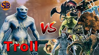 Troll vs Every Mobs | Valheim Mob Battle