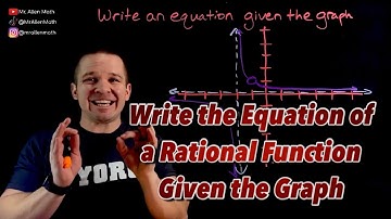 Write a Rational Function Given a Graph