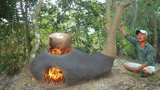 Techniques of making clay wood stoves sculpting, beautiful and effective 100%