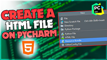 How to create a html file on Pycharm | F HOQUE |