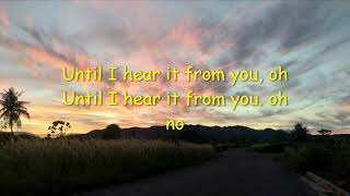 Gin Blossoms   Til I Hear It From You Lyrics