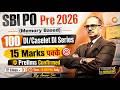 🔥 SBI PO Pre 2026 | 100 Memory Based DI & Caselet DI Questions | 15+ Marks Strategy Class 09
