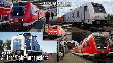 All Train/Loco Introductions - Tharandter Rampe - Train Sim World 2