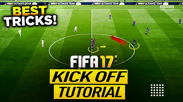 HOW TO SCORE GOALS DIRECTLY FROM KICK OFF IN FIFA 17 - BEST & MOST EFFECTIVE TECHNIQUE - TIPS