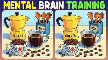 Spot the 3 Differences: Healthy Brain Quiz! How Fast Can You Spot It?[Find The Difference]