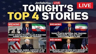 🚨 Trump Memorial Day Iran Rant, 106-YO Pearl Harbor Survivor & Cory Booker Meltdown! 🚨