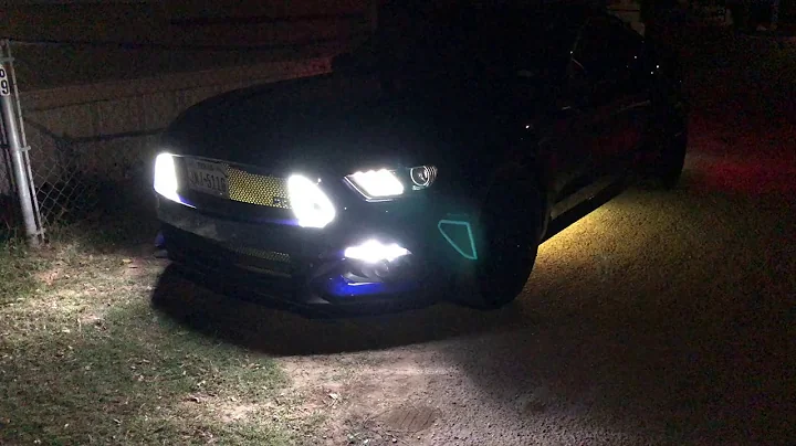 2016 Mustang GT with OPT7 grill and under glow kits